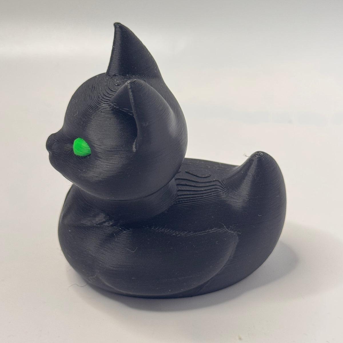 Green Eyed Midnight Prowler Dash Duck