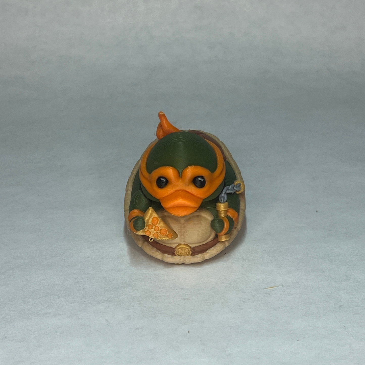Pizza-Loving Nunchuck Party Duck