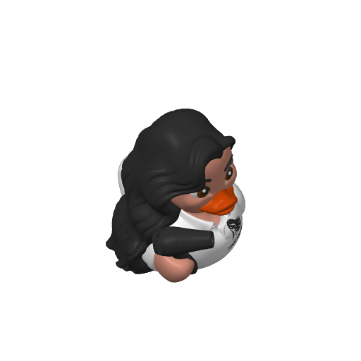 Scissor Snipping Artist Dash Duck (Version 2) (3D render, made to order)