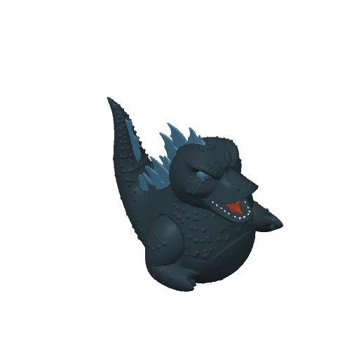 City Stomping Kaiju Dash Duck (Version 2) (3D render, made to order)