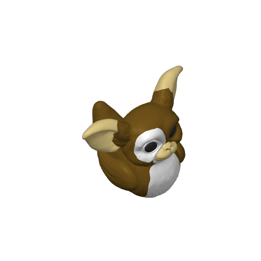 Furred Fluffy Midnight Critter Dash Duck (3D render, made to order)
