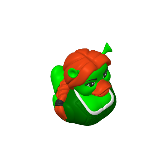 Ogre Princess Dash Duck (3D render, made to order)