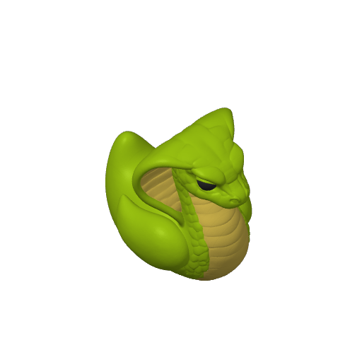 Hooded Venomous Serpent Dash Duck (3D render, made to order)