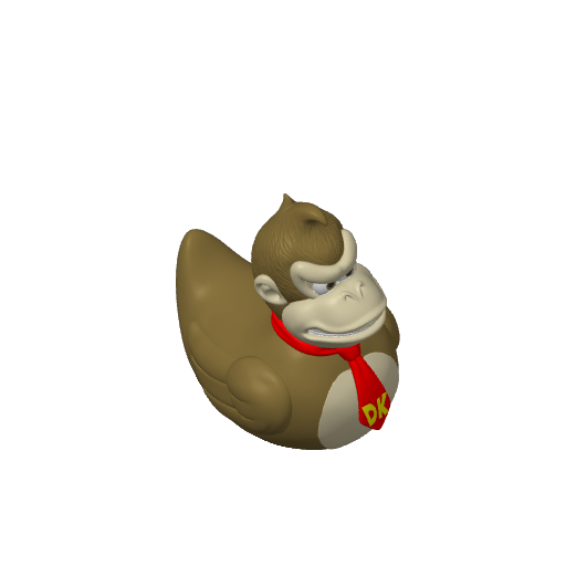 Barrel Throwing Ape Dash Duck (3D render, made to order)