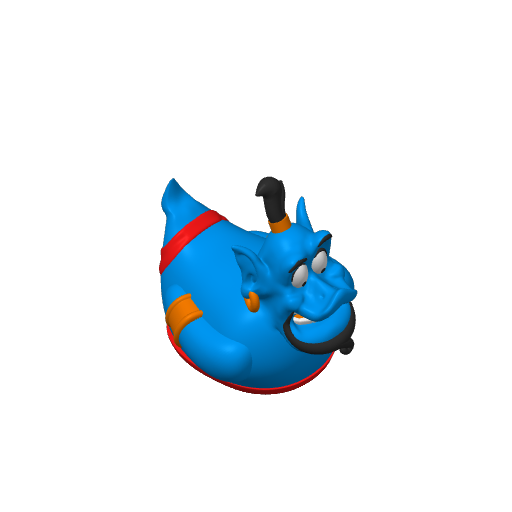 Blue Wish Granting Spirit Dash Duck (Version 2) (3D render, made to order)