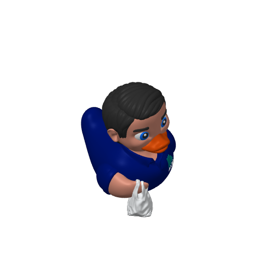 Discount Store Employee Guy Dash Duck (3D render, made to order)