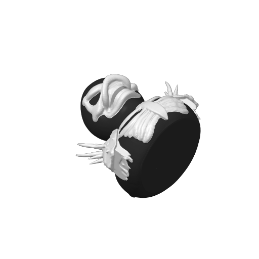 Bony Armed Fighter Dash Duck (3D render, made to order)
