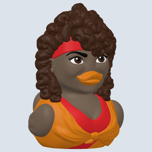 Retro Aerobics Instructor Dash Duck (Style 3) (3D render, made to order)