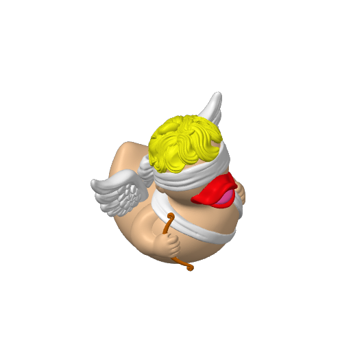 Arrow Shooting Love Cherub Dash Duck (3D render, made to order)