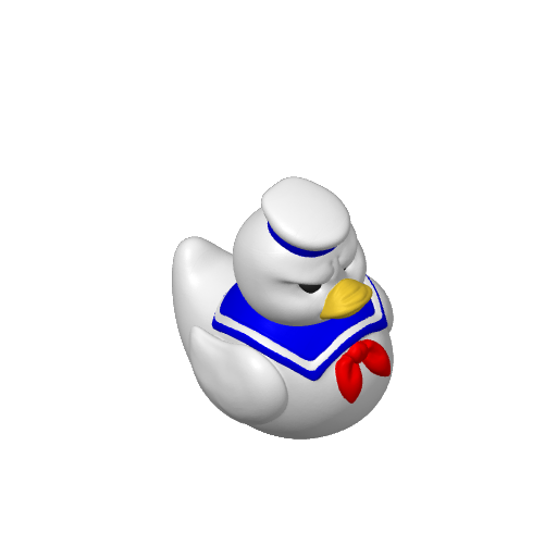Giant Marshmallow Man Dash Duck (3D render, made to order)