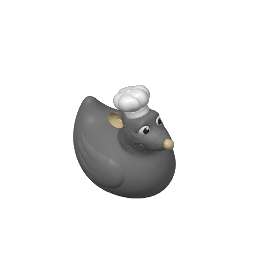 Sweet Spring Chocolate Hare Dash Duck (3D render, made to order)