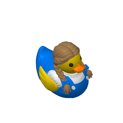 Ruby Slipper Kansas Girl Dash Duck (3D render, made to order)