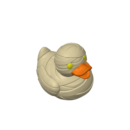 Bandage Wrapped Tomb Walker Dash Duck (3D render, made to order)