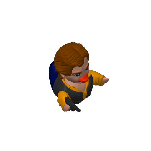 Smuggler Pilot Rogue Dash Duck (3D render, made to order)