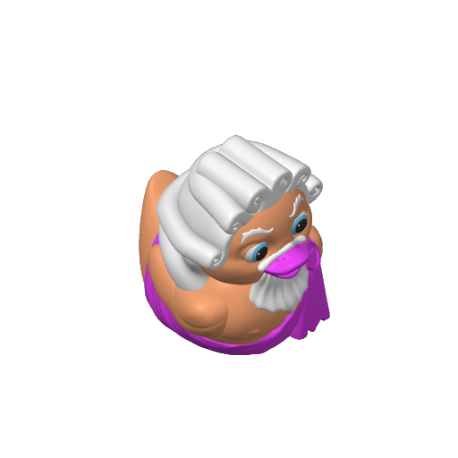 Lightning Bolt Sky King Dash Duck (3D render, made to order)