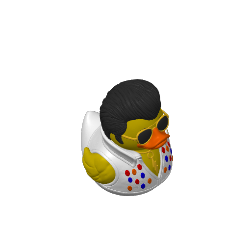 King Of Rock And Roll Dash Duck (3D render, made to order)
