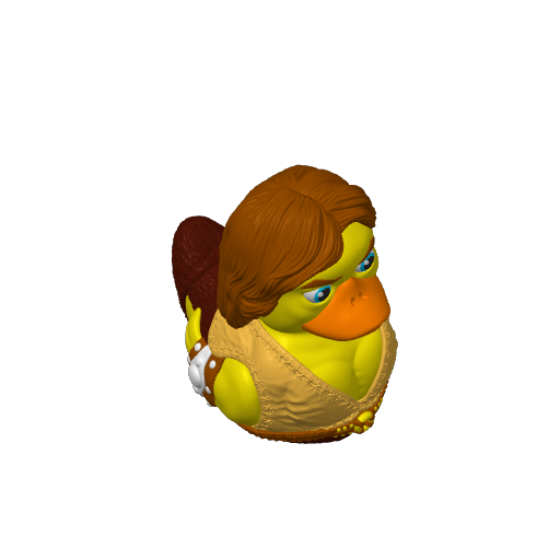 Lion Skin Cloaked Demigod Dash Duck (3D render, made to order)