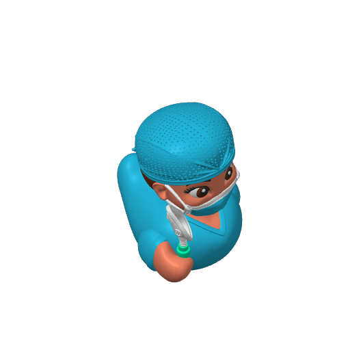Sleep Inducing Mask Doctor Lady Dash Duck (3D render, made to order)
