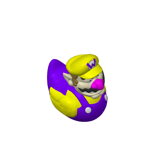Yellow Capped Greedy Rival Dash Duck (3D render, made to order)