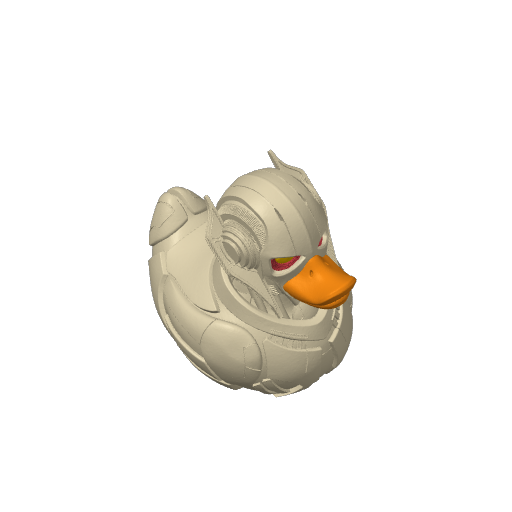 Four Armed Cyborg General Dash Duck (3D render, made to order)