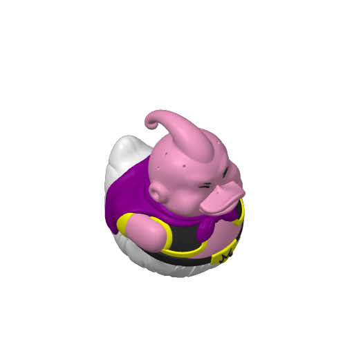 Pink Bubblegum Puff Villain Dash Duck (3D render, made to order)