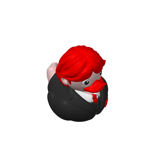 Red Haired Wizard Friend Dash Duck (3D render, made to order)