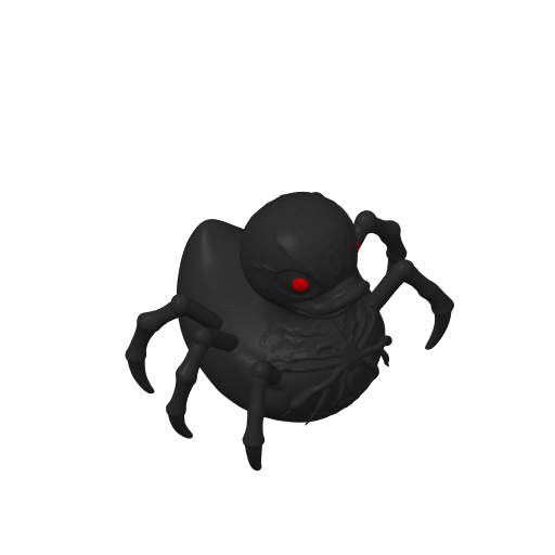 Eight Legged Creeper Dash Duck (3D render, made to order)