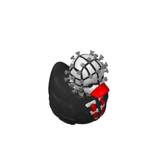 Nail Headed Puzzle Box Opener Dash Duck (3D render, made to order)