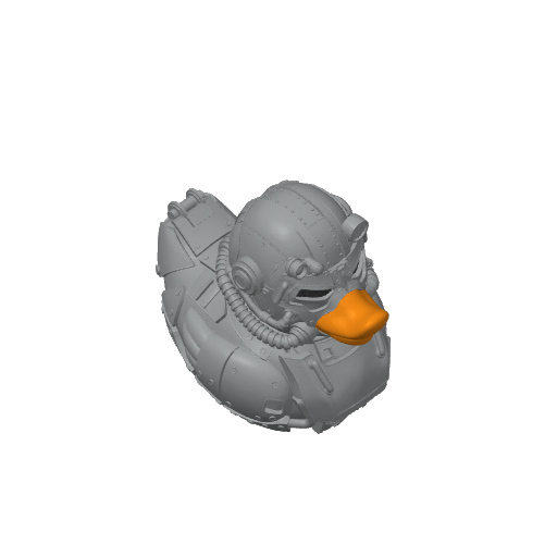 Wasteland Power Armor Dash Duck (3D render, made to order)