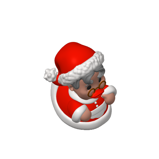 Mrs Claus Cookie Baker Dash Duck (3D render, made to order)