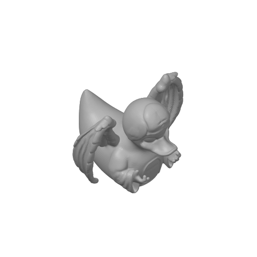 Weeping Cemetery Statue Dash Duck (3D render, made to order)