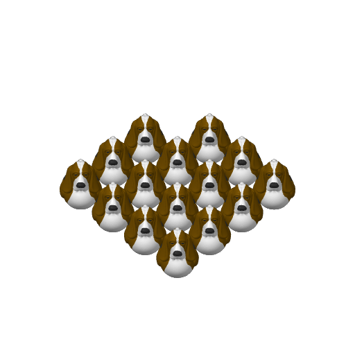 Long Eared Droopy Dog Dash Duck (3D render, made to order)