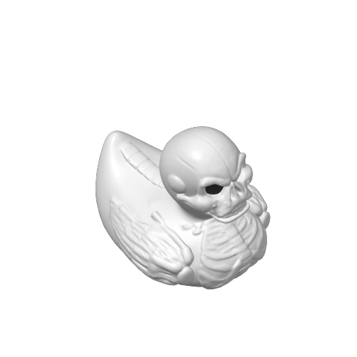 Bony Rattling Figure Dash Duck (3D render, made to order)