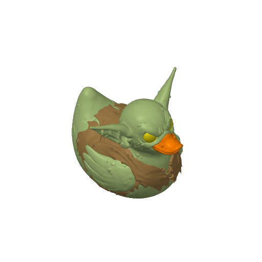Green Mischief Maker Dash Duck (Version 2) (3D render, made to order)