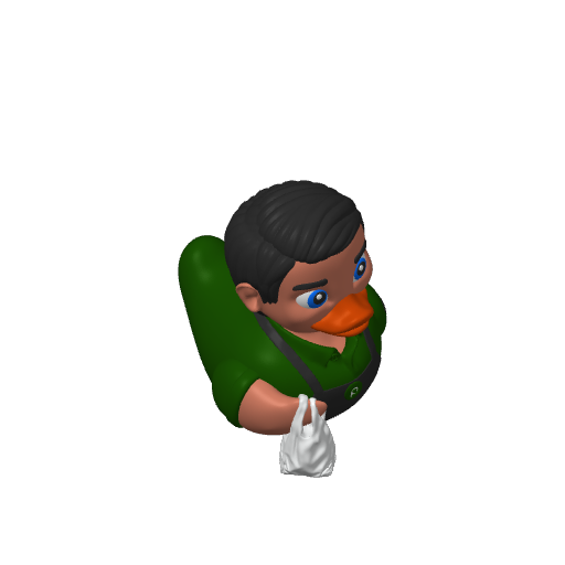 Grocery Store Employee Guy Dash Duck (3D render, made to order)