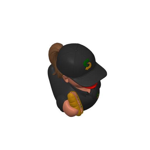 Footlong Sub Employee Lady Dash Duck (3D render, made to order)
