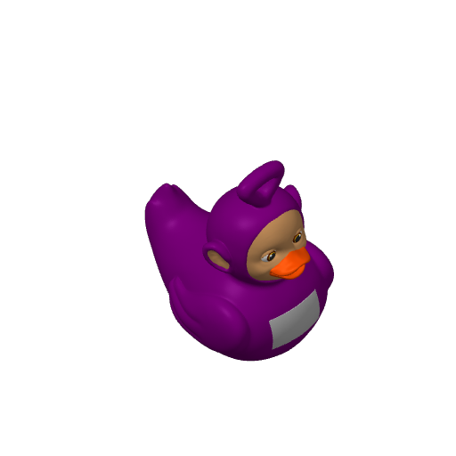 Purple Antennaed Playtime Dash Duck (3D render, made to order)