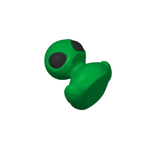 Alien Duck (3D render, made to order)