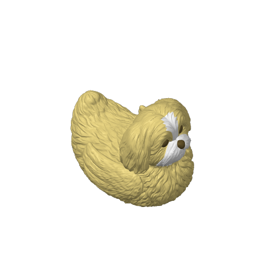 Lion Maned Lap Dog Dash Duck (Version 2) (3D render, made to order)