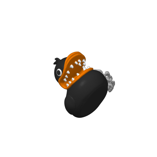 Chained Spiky Ball Dash Duck (3D render, made to order)