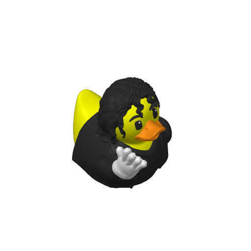 Moonwalk King Of Pop Dash Duck (Version 2) (3D render, made to order)