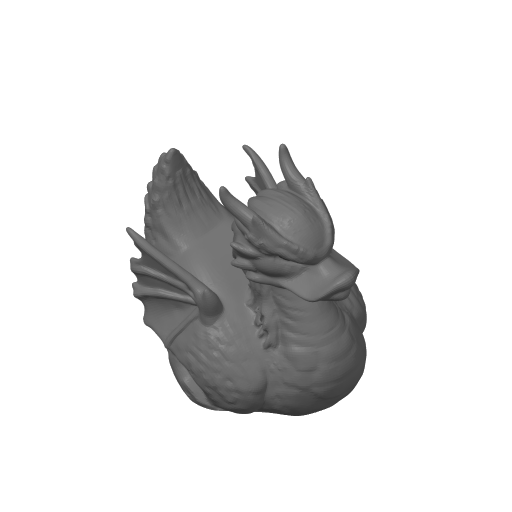Winged Scaled Hoard Keeper Dash Duck (3D render, made to order)