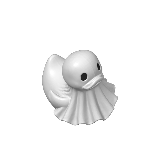 Sheet Wearing Spook Dash Duck (3D render, made to order)