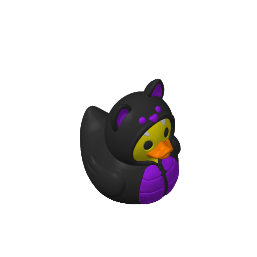 Winged Bat Pajama Dash Duck (3D render, made to order)