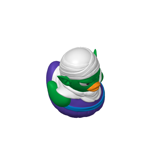 Green Antennaed Warrior Dash Duck (3D render, made to order)