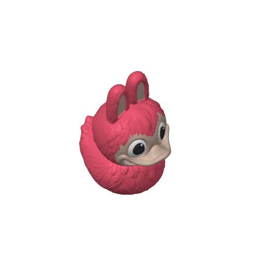Toothy Monster Critter Dash Duck (3D render, made to order)