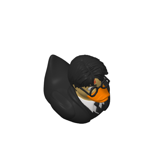 Scarred Boy Wizard Dash Duck (3D render, made to order)