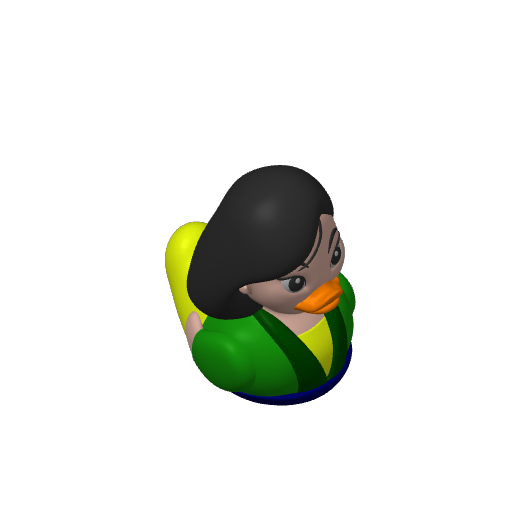 Honor Saving Warrior Woman Dash Duck (3D render, made to order)