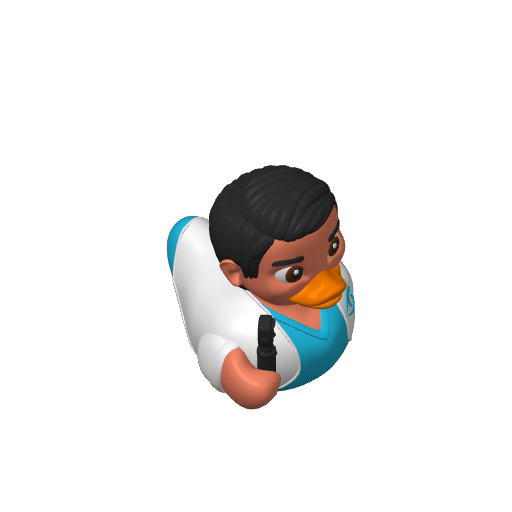 Eye Chart Reading Doctor Guy Dash Duck (3D render, made to order)