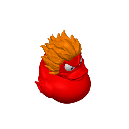 Hot Tempered Season Controller Dash Duck (3D render, made to order)